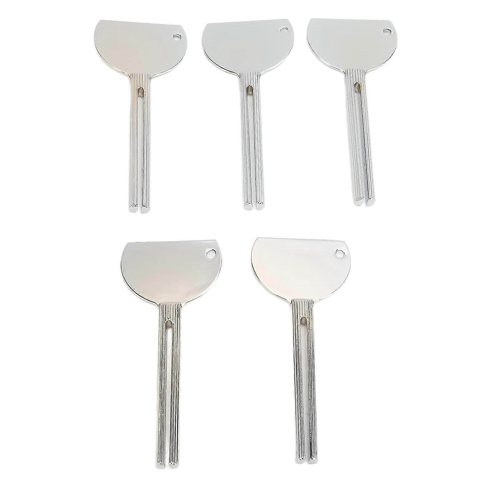 5pcs Tube Toothpaste Squeezer Roller Stainless Steel Manual Labor Saving Cream Squeezer