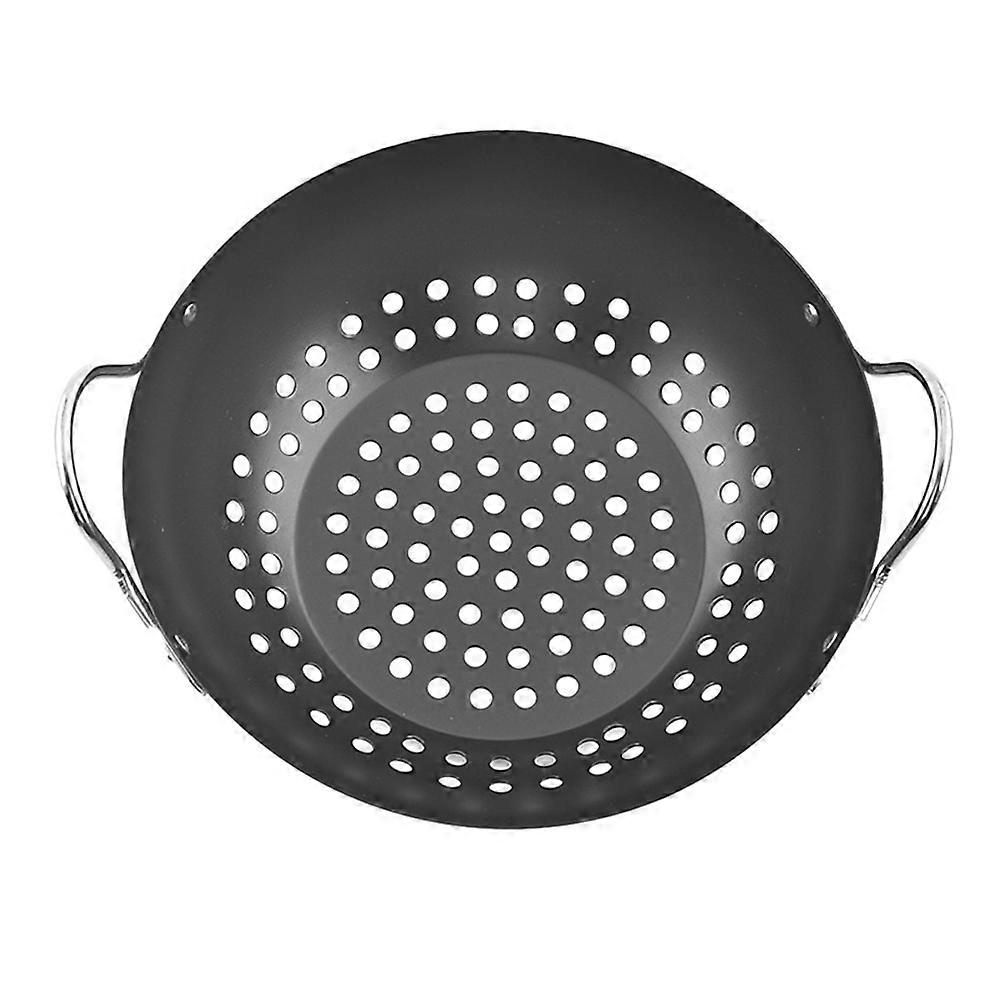 Professional Vegetable Basket Multi-function Grill Basket Convenient Draining Basket