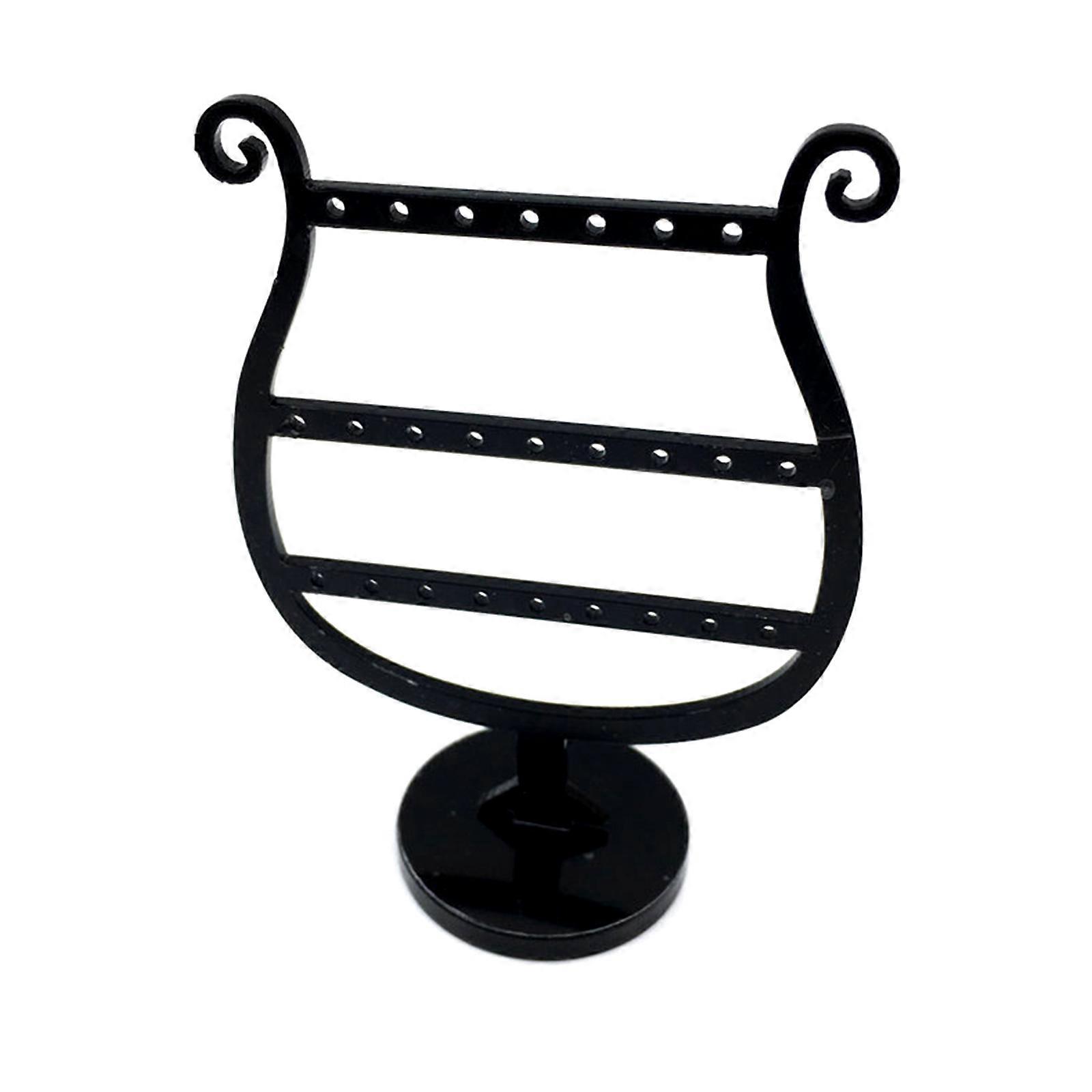 Earring Holder Glass Bottle Shape Earring Display Stand Organizer Shelf