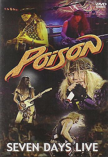 Poison 7 Days Live DVD (2006) Poison cert E - Region 2
