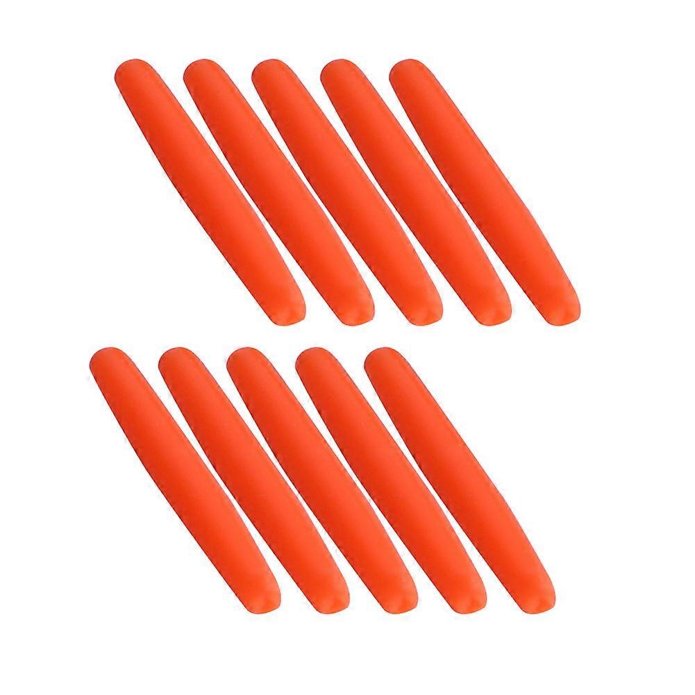 100pcs Durable Tear Drop Indicator Fishing Floats Bobber Tackle Accessory (Orange M)