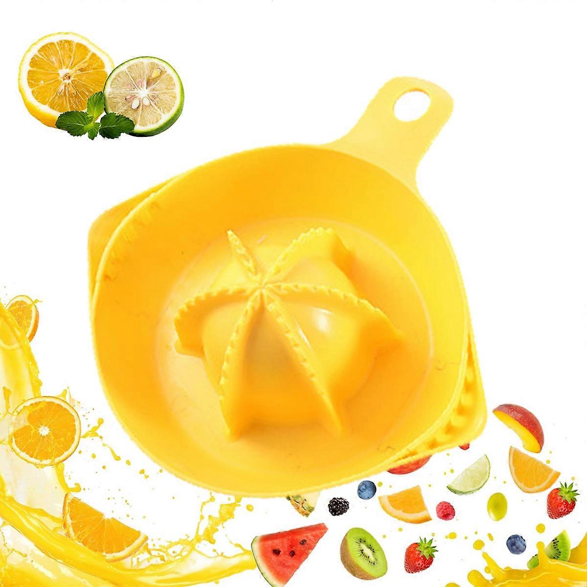 Lemon Fluicer | Easy Squeeze Manual Lemon Juicer | Citrus Juicer That Folds Flat for Space-Saving Storage