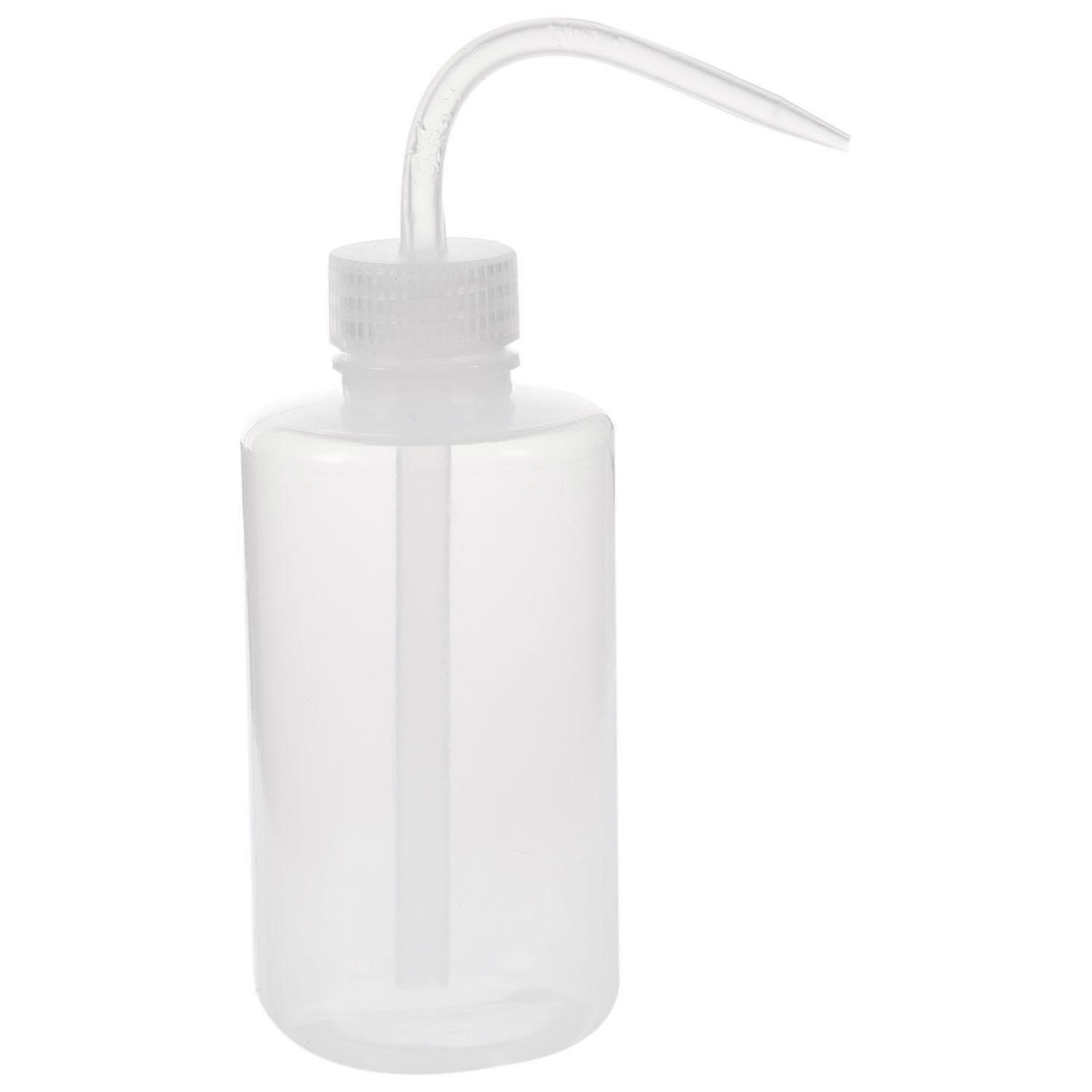 500ml Angle Tip Oil Liquid Holder Squeeze Bottle Clear White