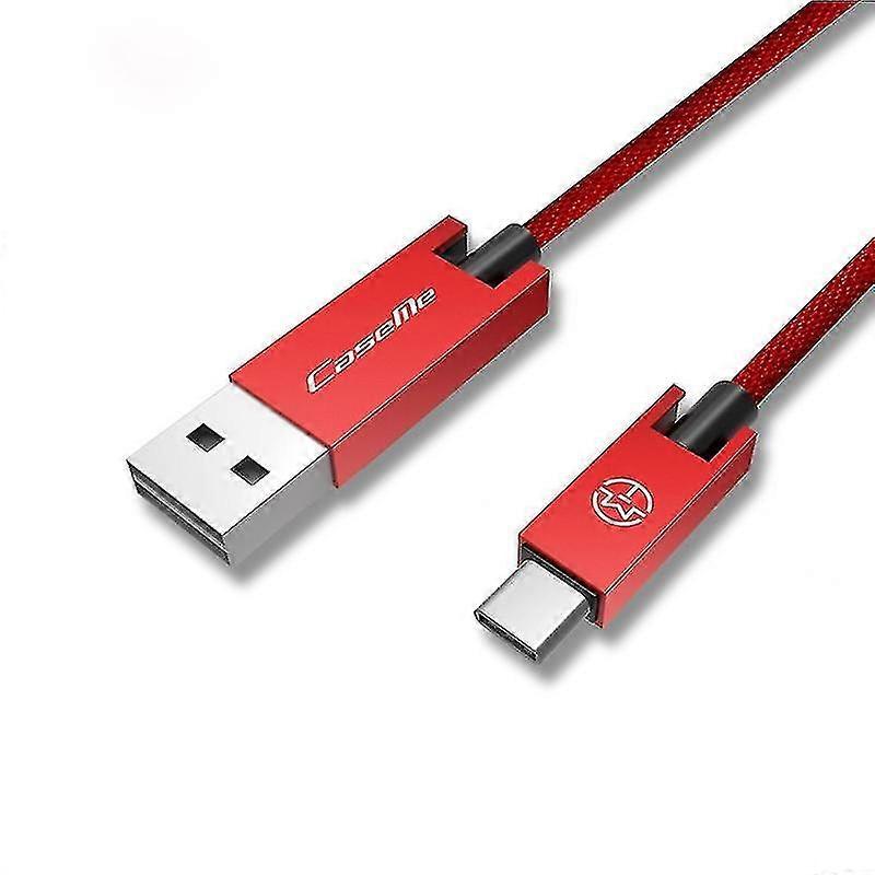 2.1a cloth weave aluminium alloy type-c data sync 1.2m