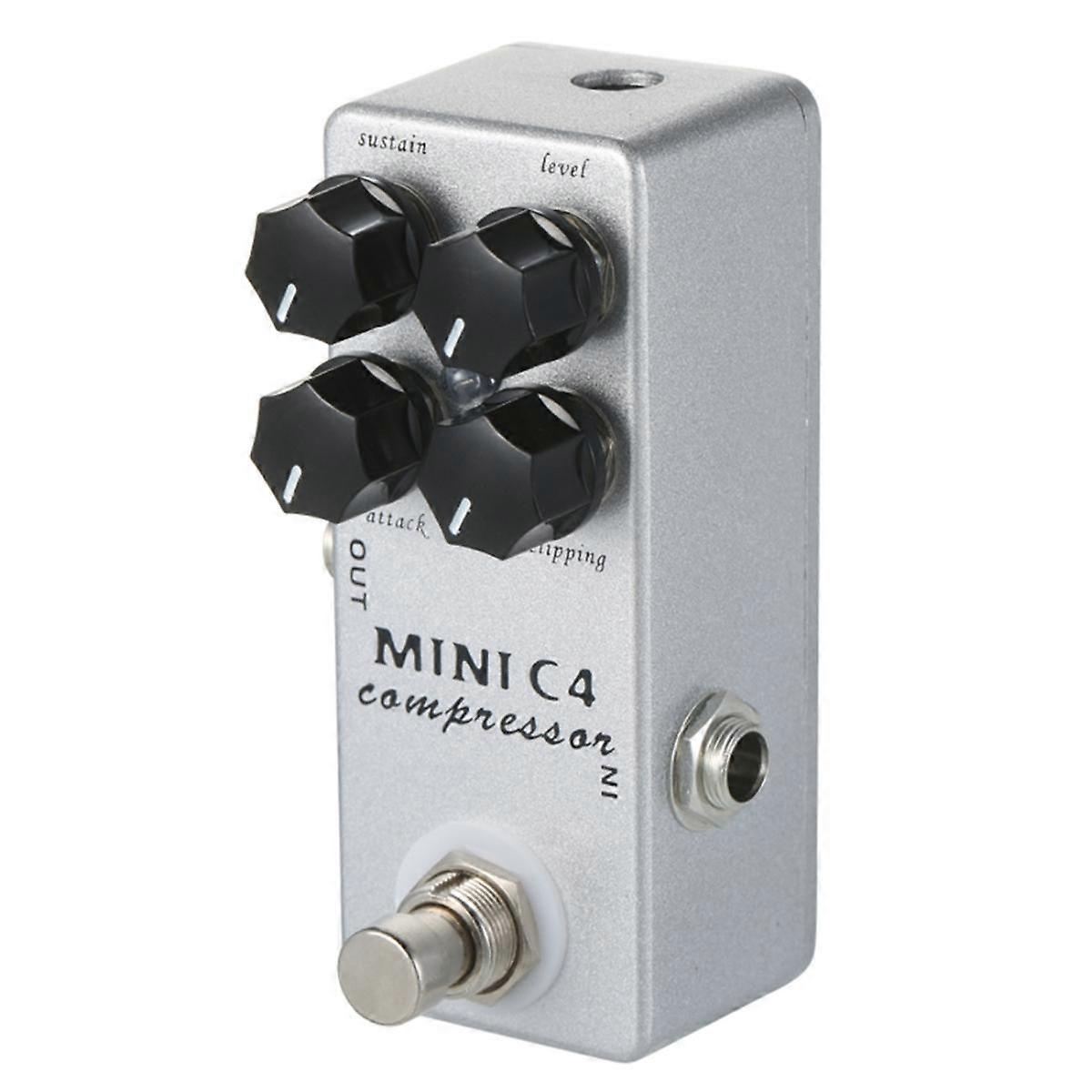 Audio MINI C4 Compressor Pédale d’effet guitare True Bypass Effets de guitare