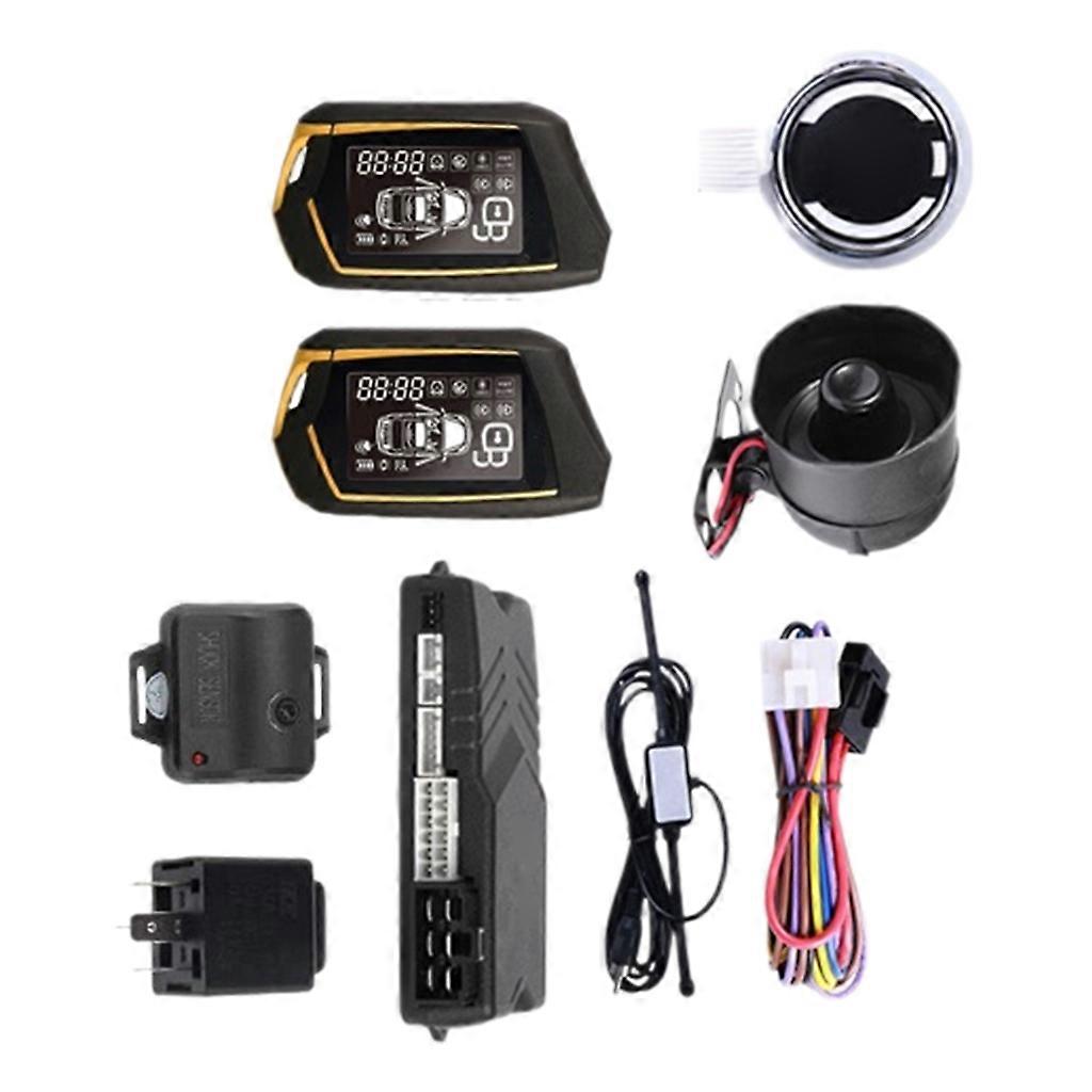 Vehicle Security System with Remote Control Remote Control Car Alarm Device