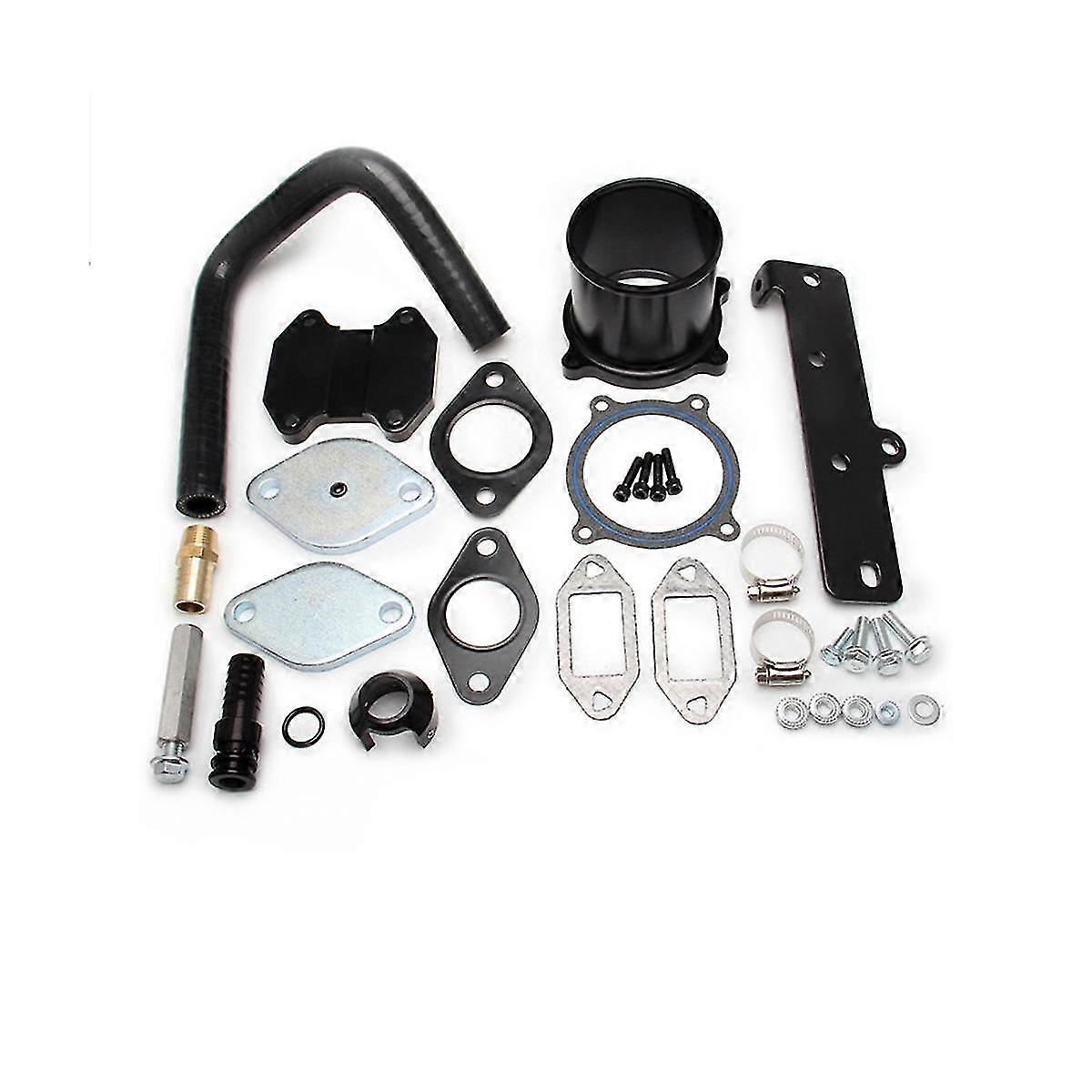 1 Set Egr Cooler Throttle Valve For 13-18 Ram 6.7l With Exhaust Gas Recirculation Pipe