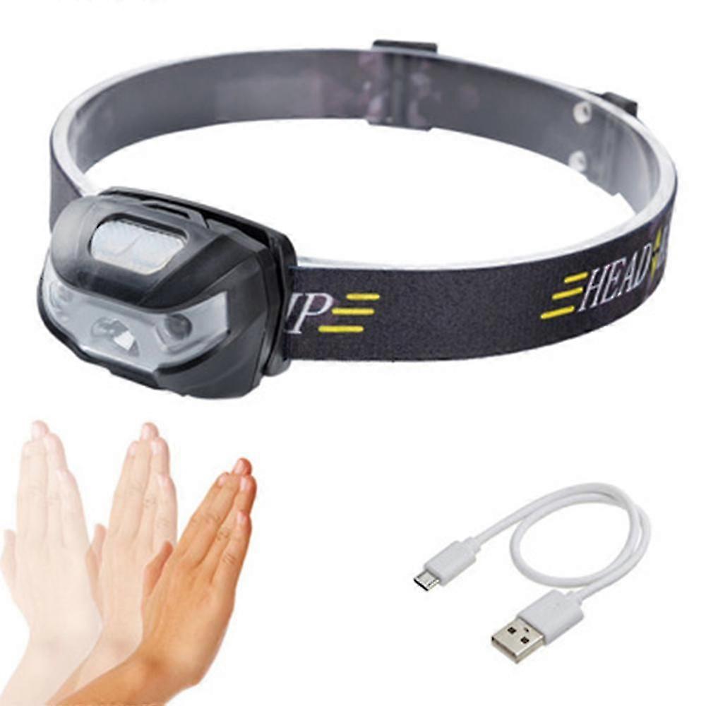 Led Rechargeable Bright Waterproof Adjustable Headlamp Flashlight