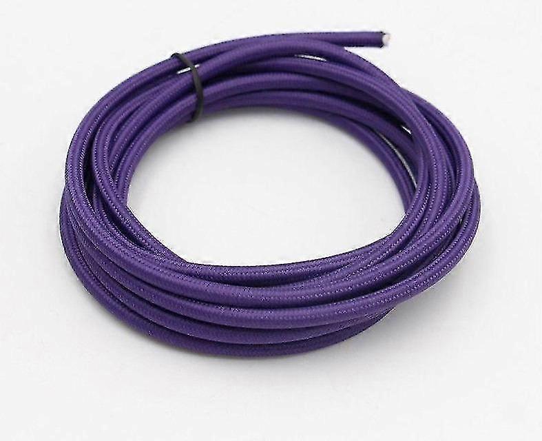 Core Round Textile Electrical Wire Fabric Cable - Flexible Vintage Lamp Power