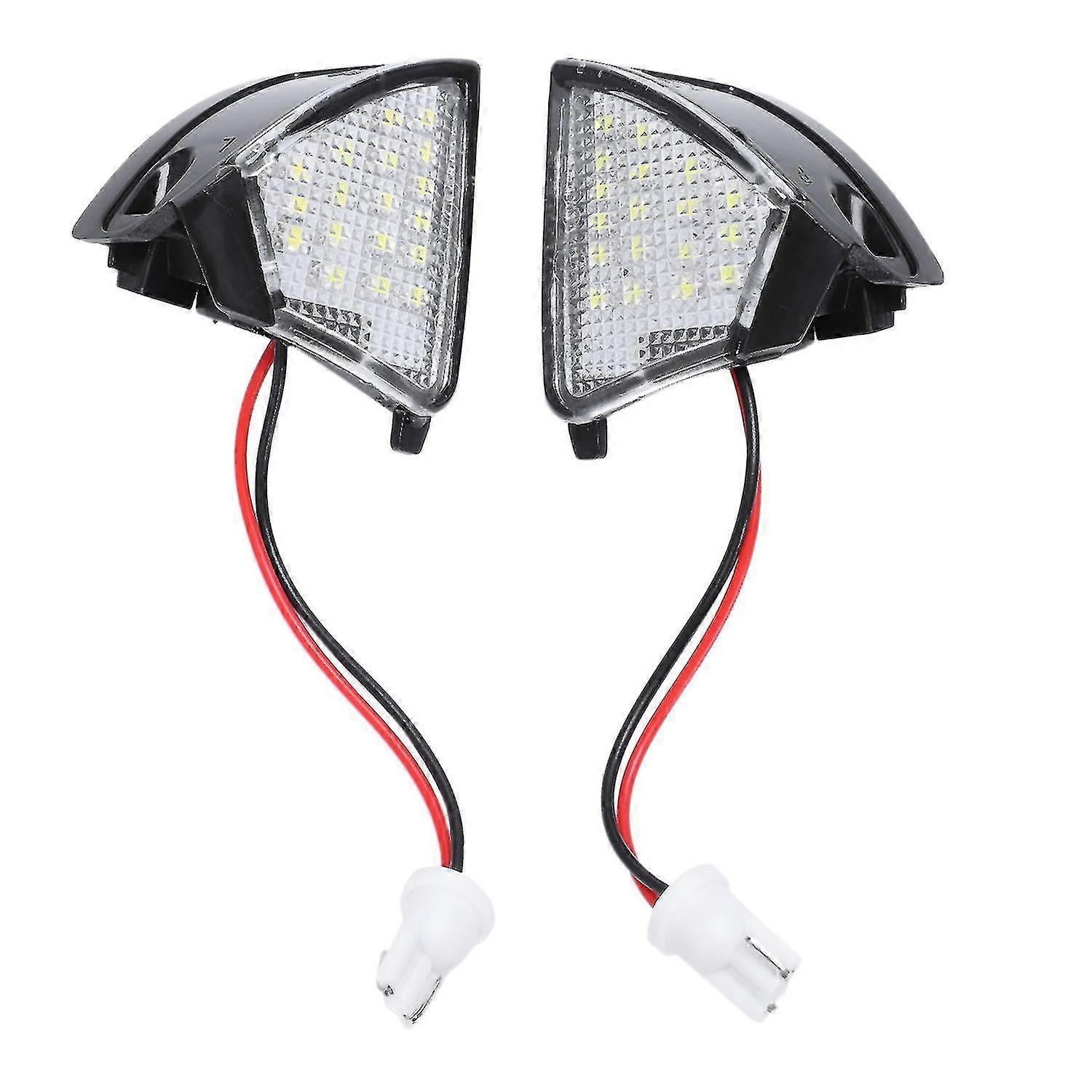 2x Error Free Led Side Mirror Puddle Light For Golf 5 Mk5 Mkv For B6