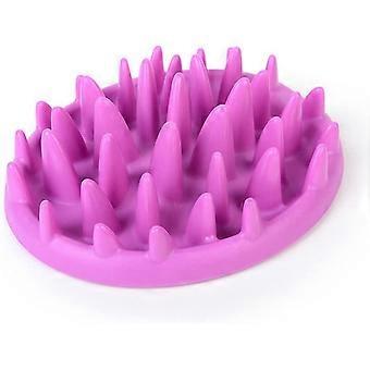 Anti-glutton Bowl Interactive Bowl For Dog Cat Bowl Prevents Eating Fast (purple)