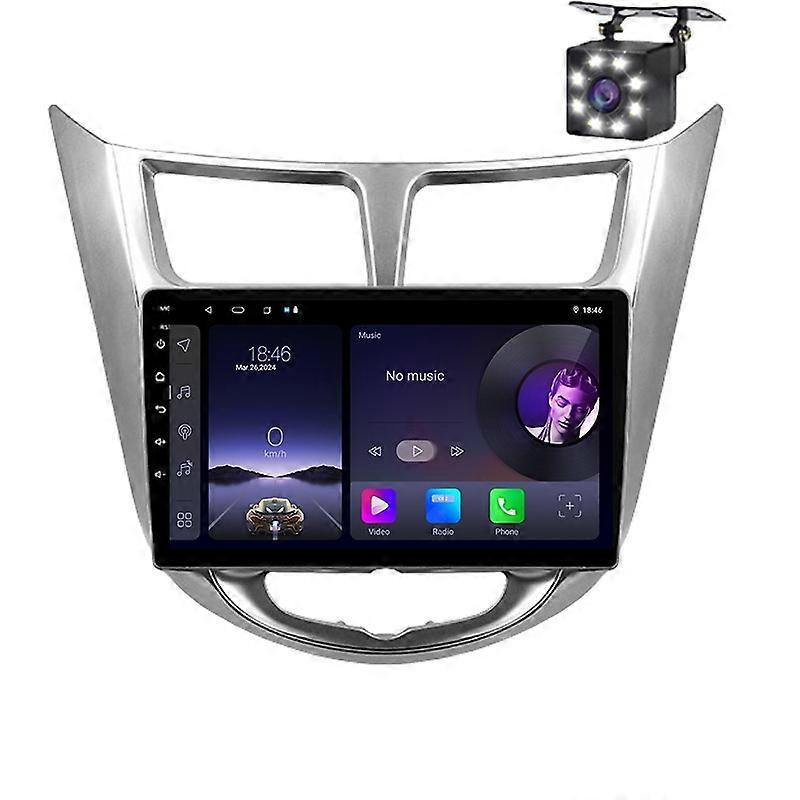 For Hyundai Solaris Verna Accent 1 2010-2016 Car Radio Multimedia Video Player Carplay Navigation GP