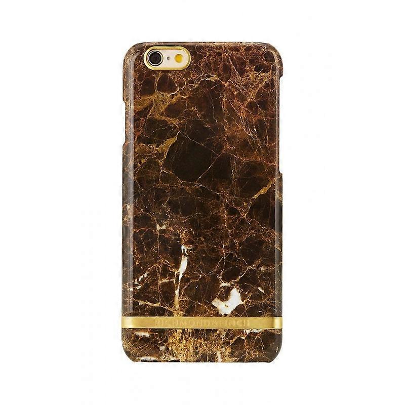 Richmond & Finch Phone Case for iPhone 6/6S - Brown Marble Glossy