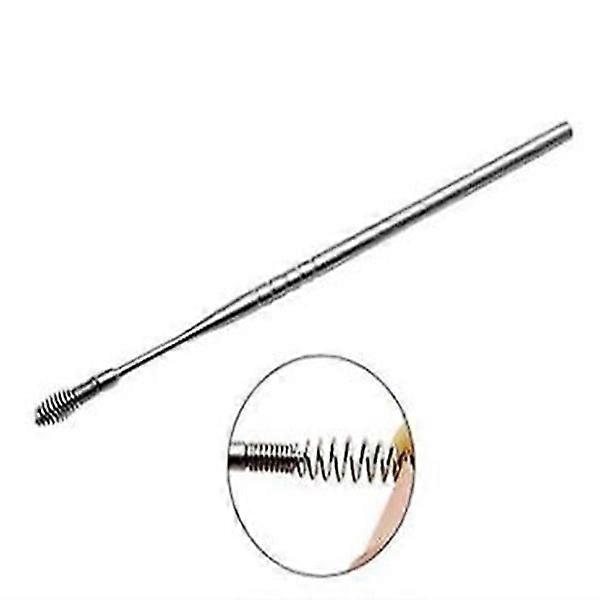 Earwax Removal Tool: Stainless Steel Ear Pick with Spring