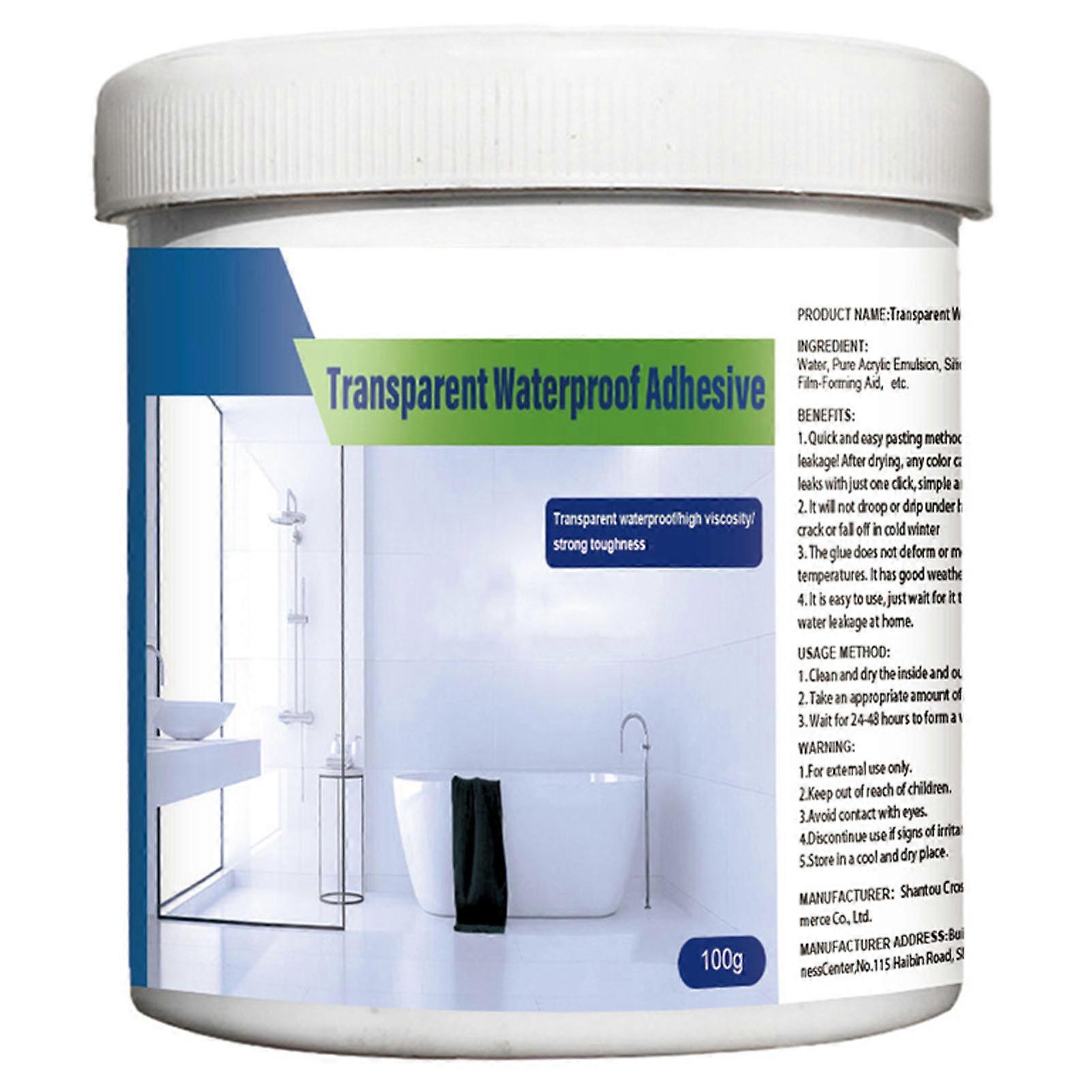 100g Transparent Waterproof Glue Self-spraying Anti-leak Agent for Window Sills Wall Roof