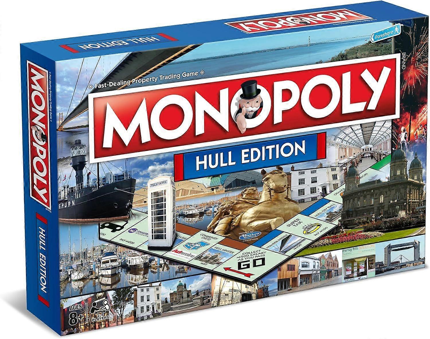 Monopoly Regional Hull Board Game