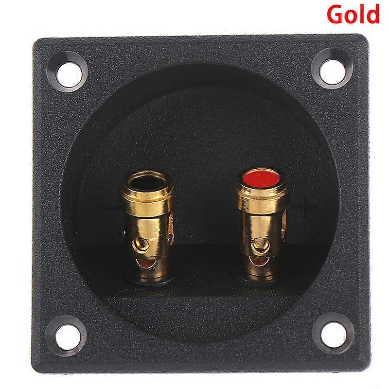 1Pc 50mm Round Cup Subwoofer Plug Car Stereo Speaker Box Terminal Connector