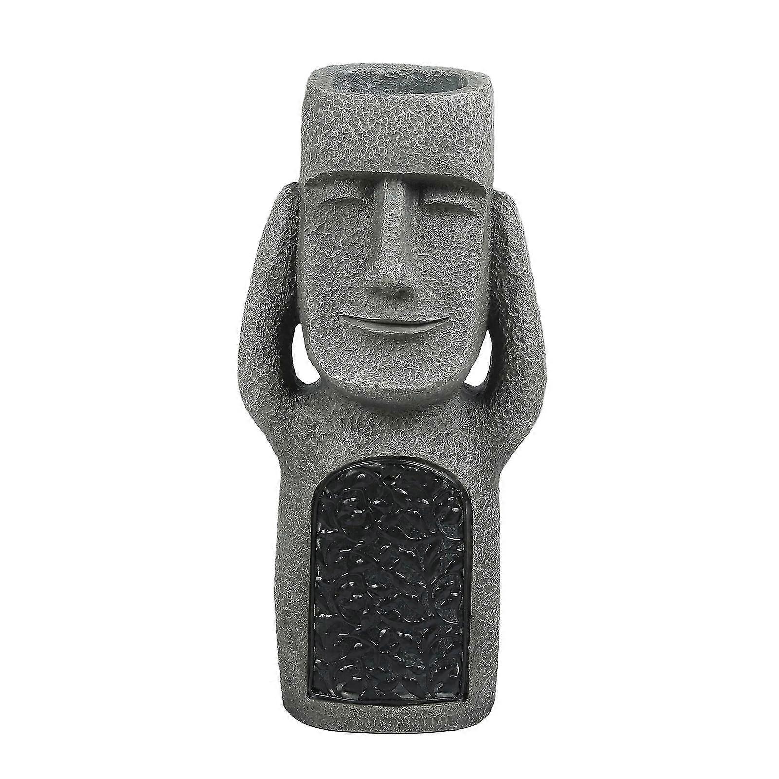 See Hear Speak No Evil Garden Easter Island Statues