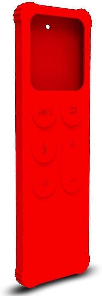Protective Case Compatible For Apple Tv 4k 5th / 4th Gen Remote/hd Siri Remote (1st Generation) - (red)