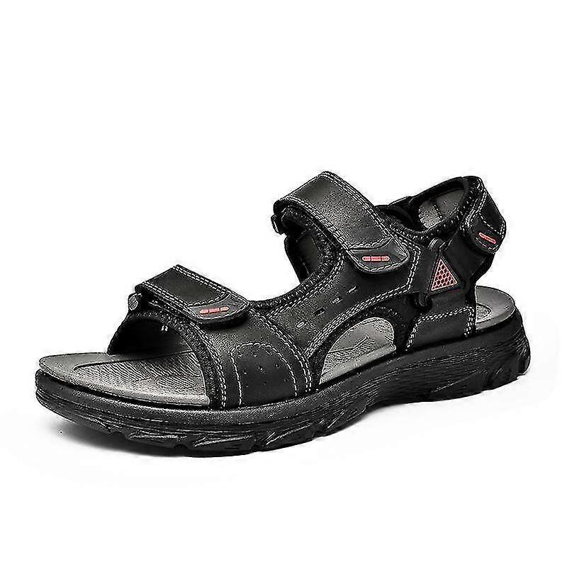 Mäns utomhus läder sandaler strandskor