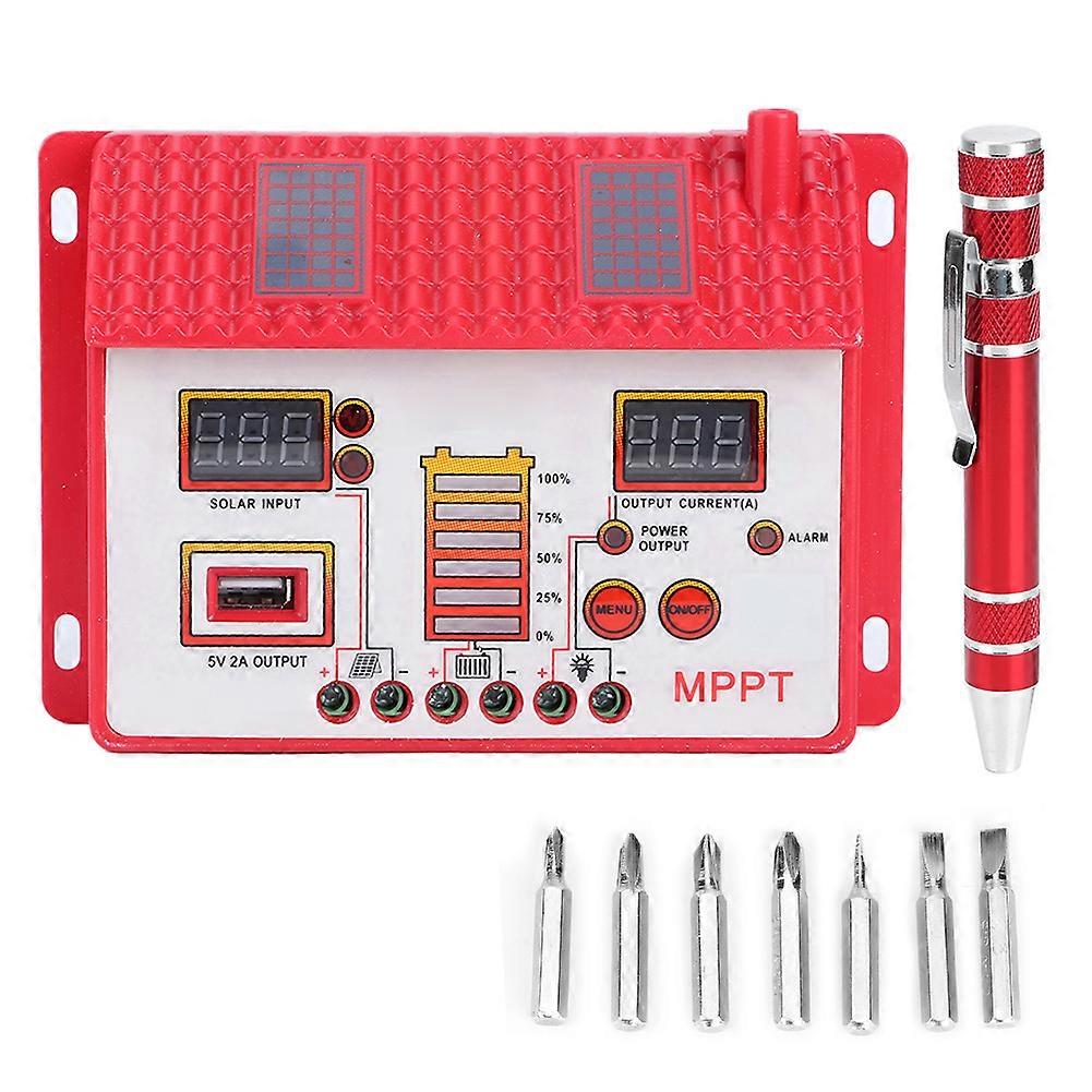 12V MPPT Solarladeregler mit LED-Anzeige Maximum Power Point Tracking Batterieregler