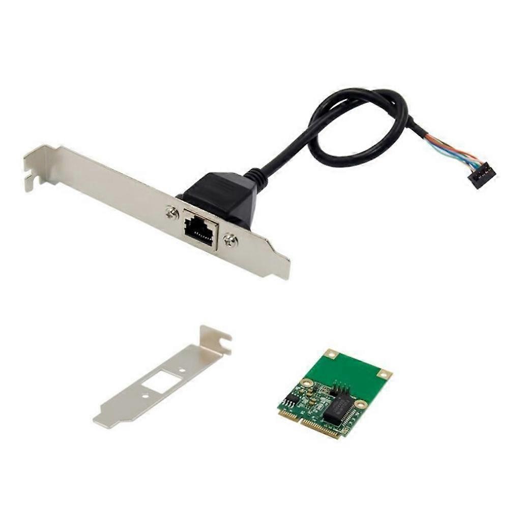 Corded Networking Card Mini PCIE to RJ45 Adapters I210AT 2.5Gbps Fast
