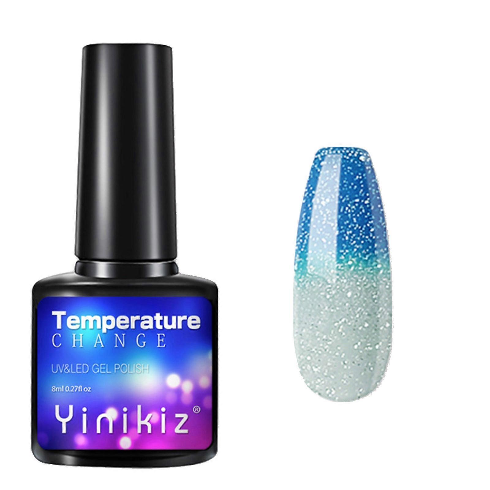 Temperature Change Nail Glue Gradient Phototherapy Nail Polish Glue Tool 10ml