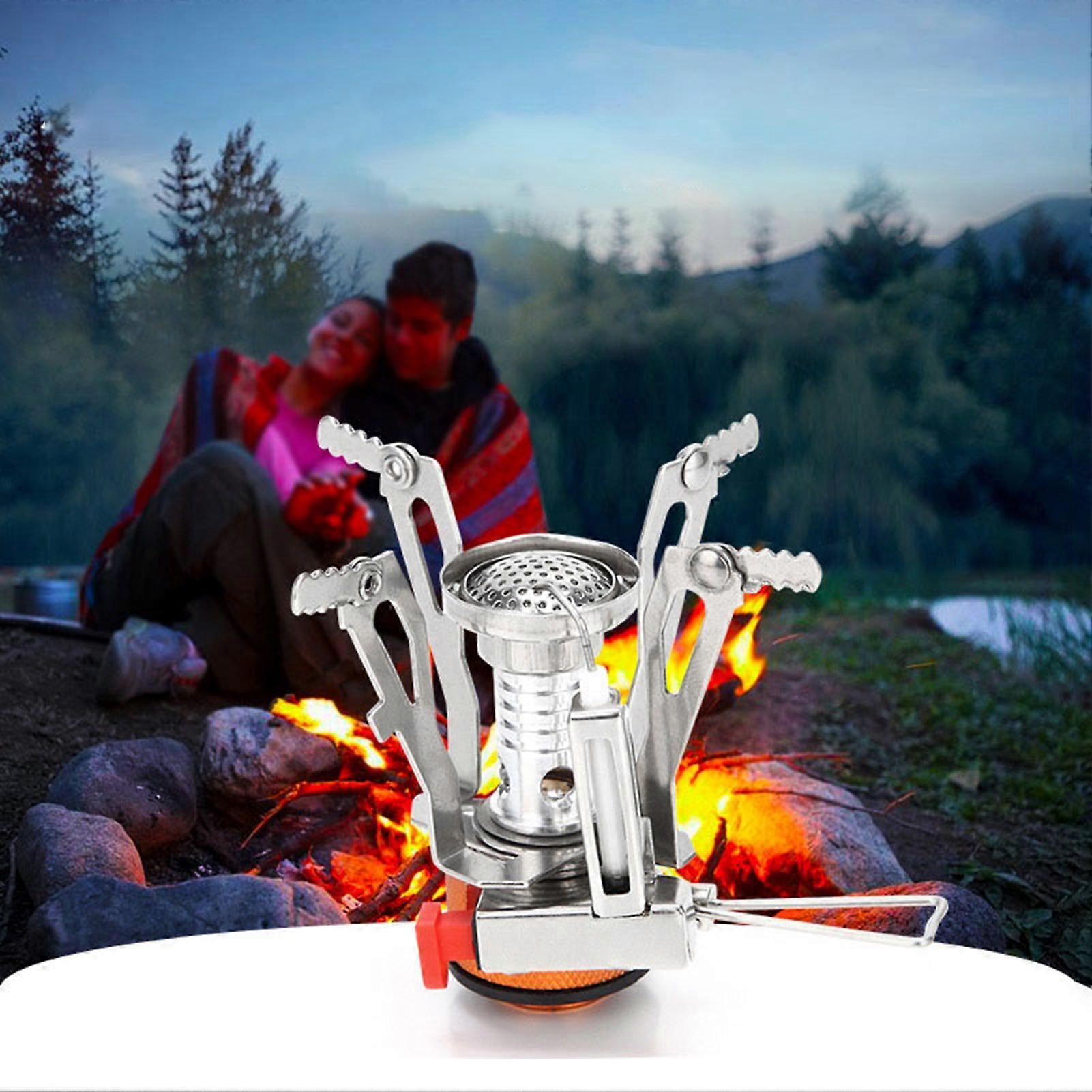 Kaesi Portable Stove Retractable Feet Design High-Power Durable High Temperature Resistant Strong Load Bearing Fire Heater Blue Flame Outdoor Folding