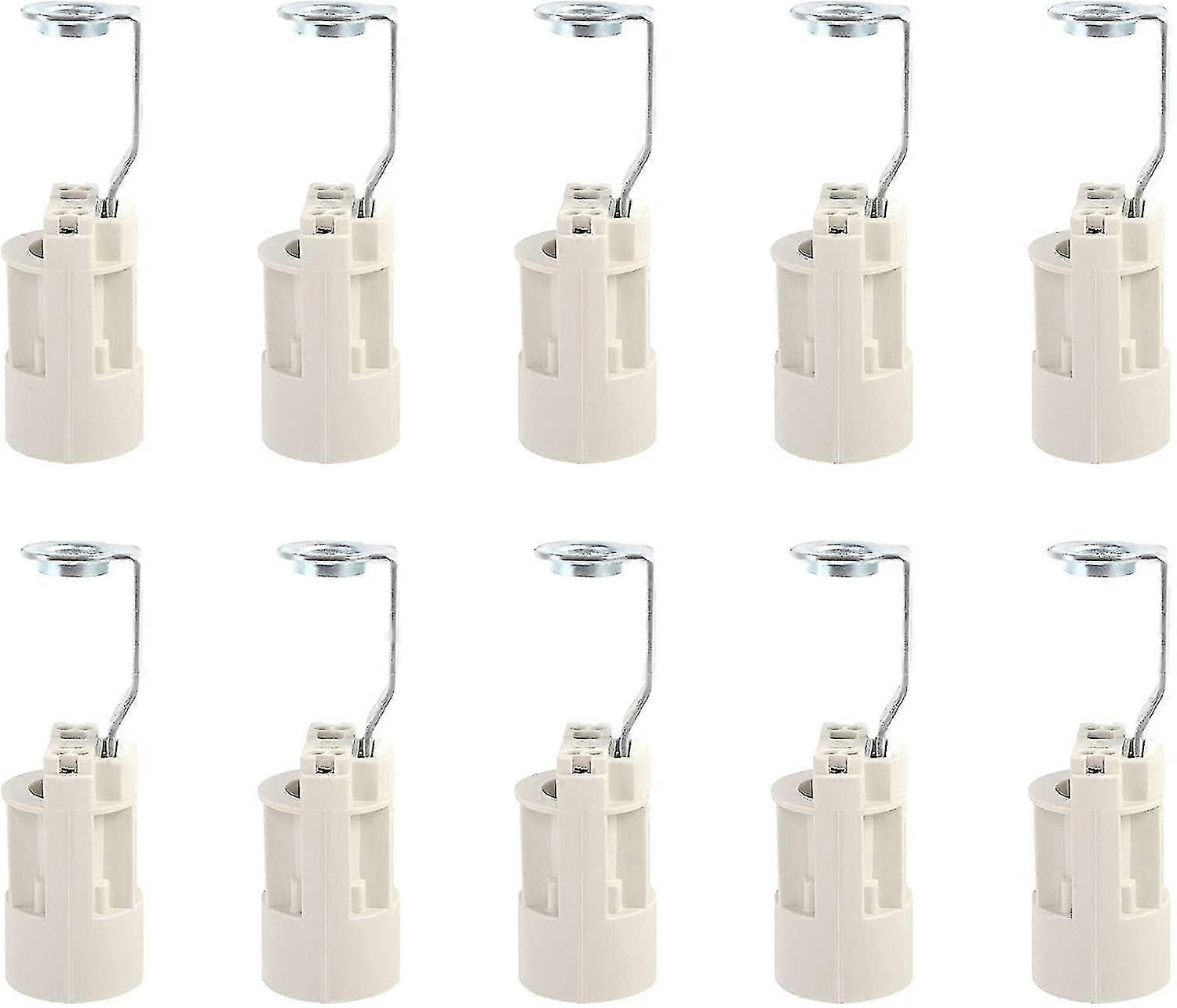 E14 Bulb Base Adjustable E14 Lamp Sockets Converter E14 Sockets Candle Lamp Holder 10 Pcs