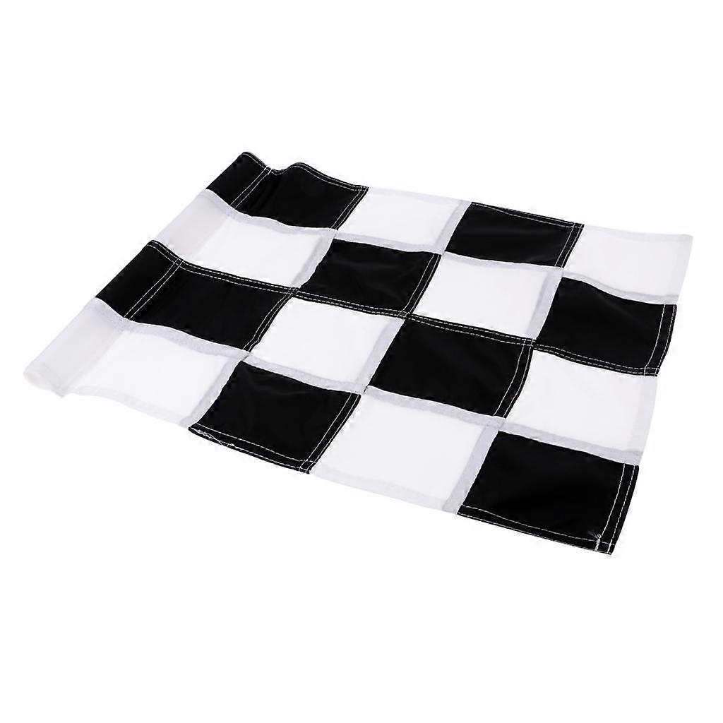 Backyard Practice Golf Hole Pole Cup Flag Putting Green Flags Black + White