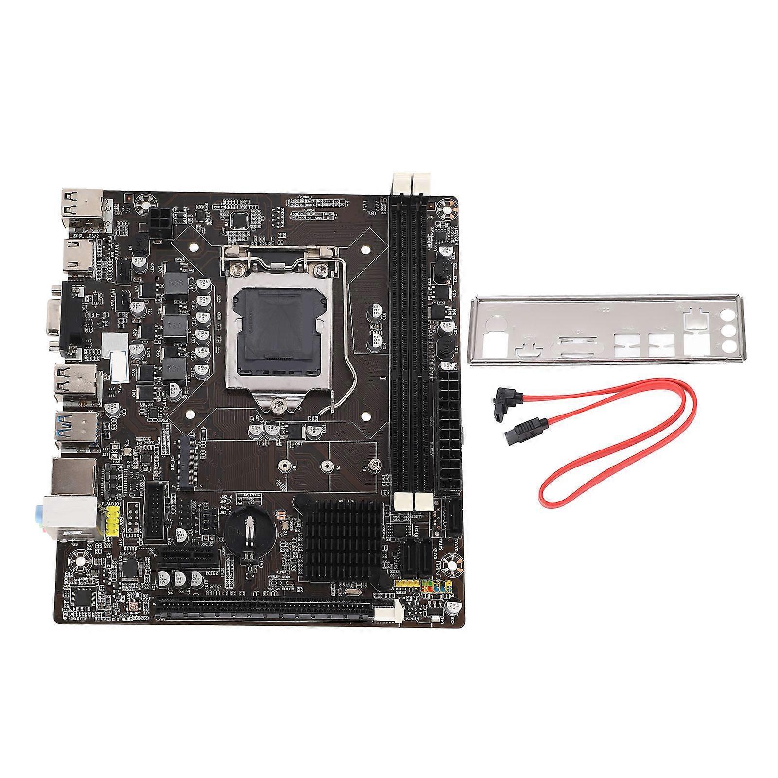 DDR3 alaplap támogatás 1155 tűs I3 I5 I7 processzor 2 DDR3 1000M hálózati interfész stabil tápellátású gamer alaplap