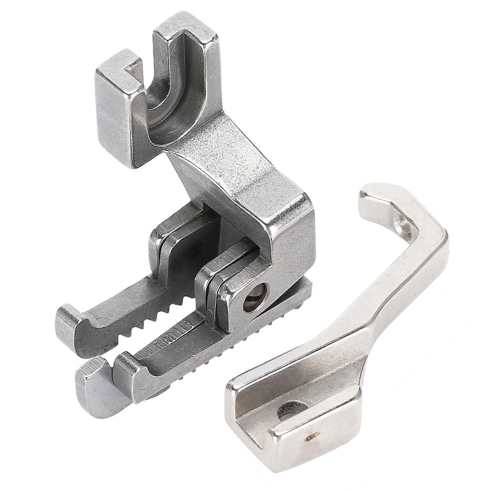 2 Pcs Pied-de-biche avec Cutter Haute Basse Synchrone Machine À Coudre Accessoires 1/8 (0.3CM)
