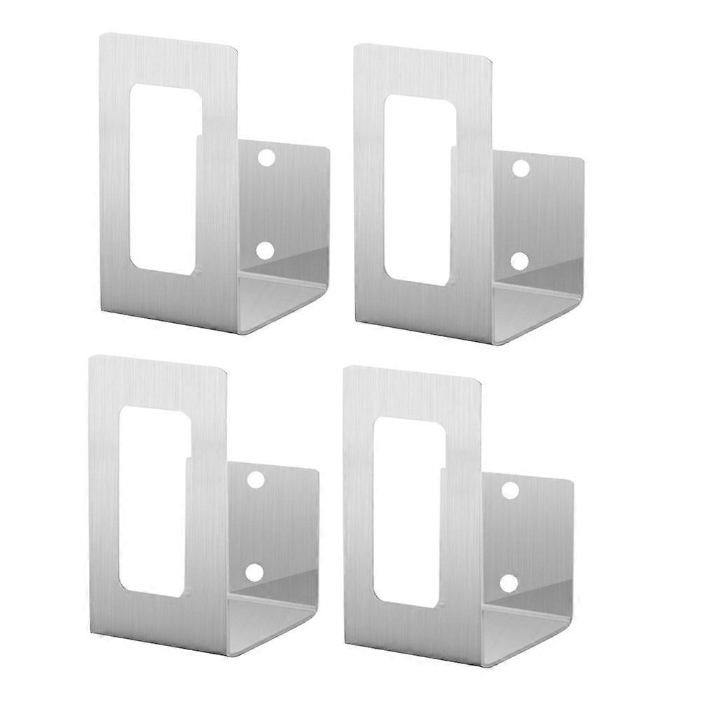 4 件壁挂式锅盖整理器厨房锅盖架刀板架厨房必需品