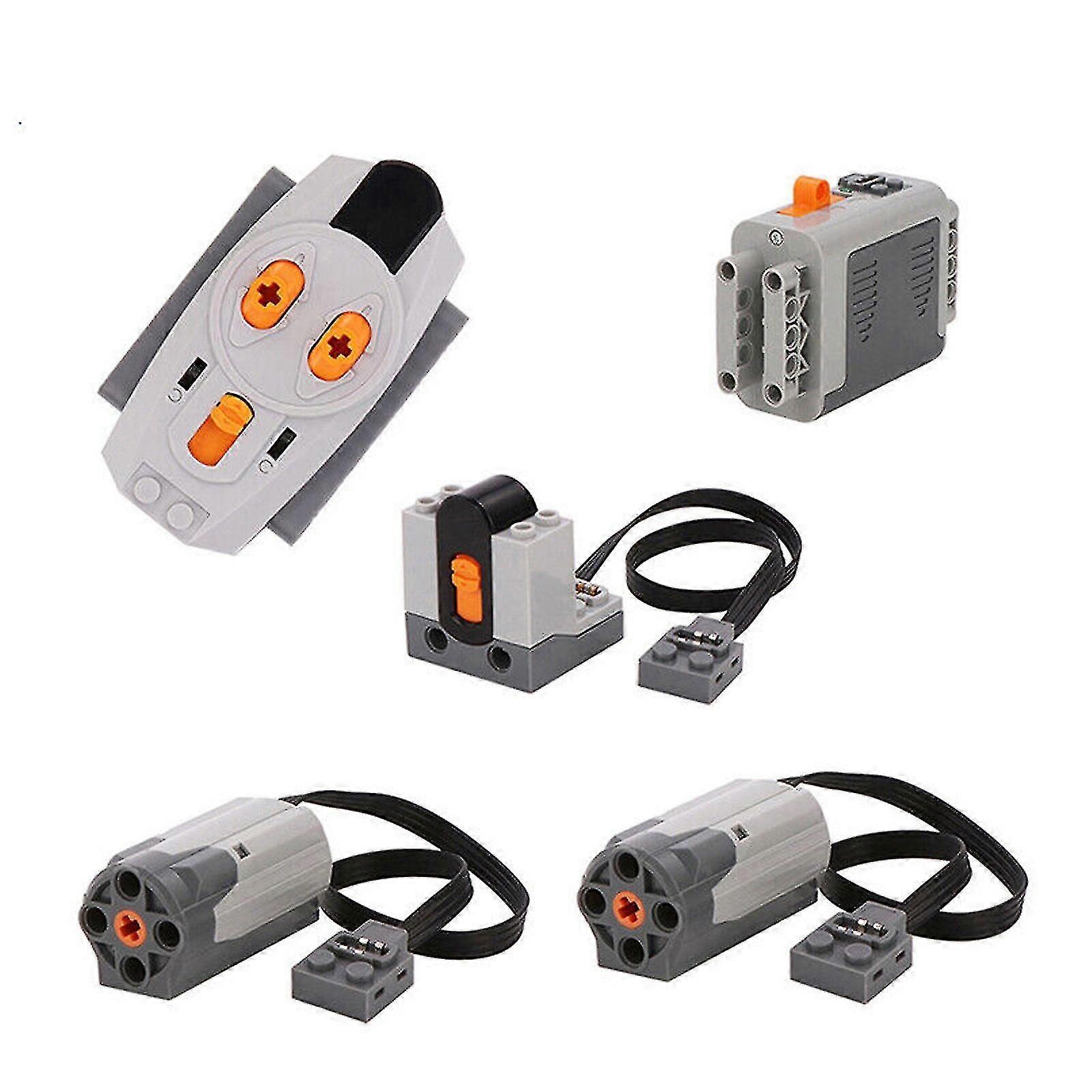 5pcs Power Functions M Moteur Batterie Ir Remote Receiver Set Robot Technic Pièces Nouveau