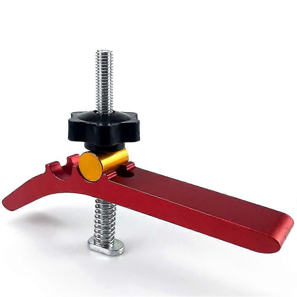 Obróbka drewna T-Hold Down Clamp Set Aluminiowy stół z rowkiem teowym Stół warsztatowy Wood Fixture Jig Bloki zaciskowe
