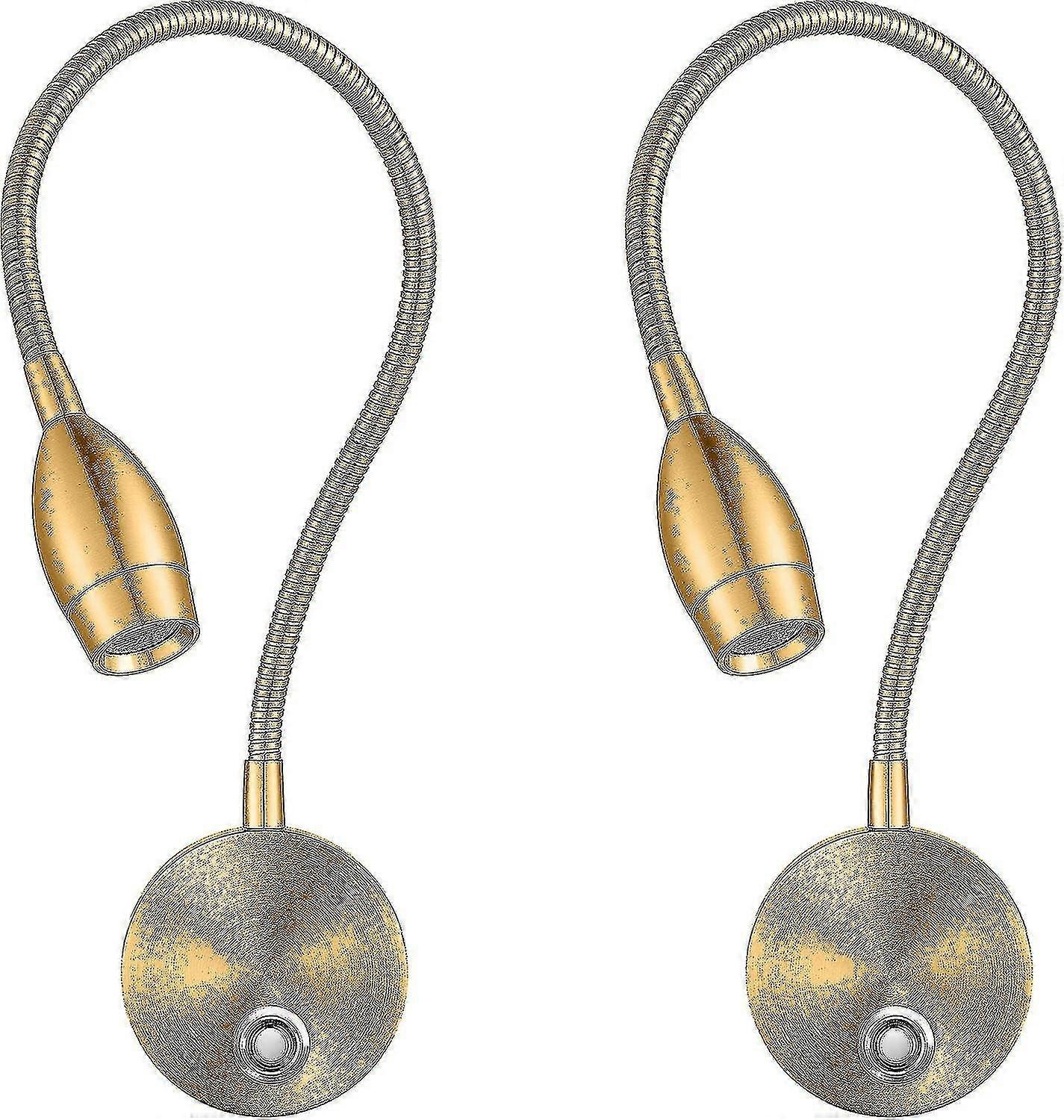 عكس الضوء أدى مصابيح القراءة ، الجدار جبل أضواء القراءة للسرير اللوح الأمامي ، معقوفة مرنة مع اللمس باهتة التوصيل في السلكية ، 3 أوضاع اللون ، 2 حزمة