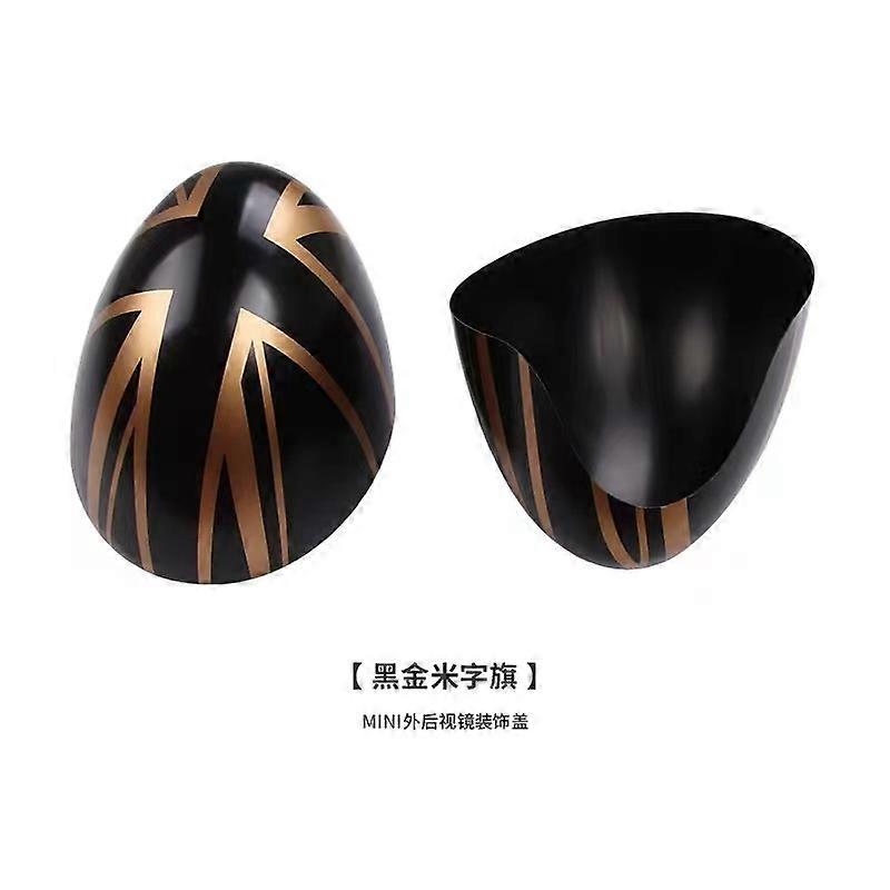Car Side Door Mirror Cover Caps For Mini Cooper One S JCW F54 F55 F56 F57 F60 2015-2019 Rearview Mirror Protective Sticker Shell