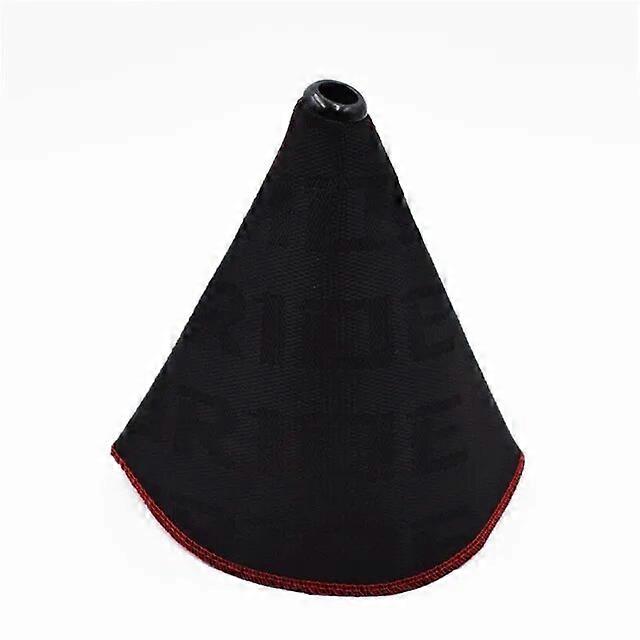 Bride High Quality Hyper Fabric Shifter Boot Racing Shift Knob Cover Collars for Universal Car With Red Stitching