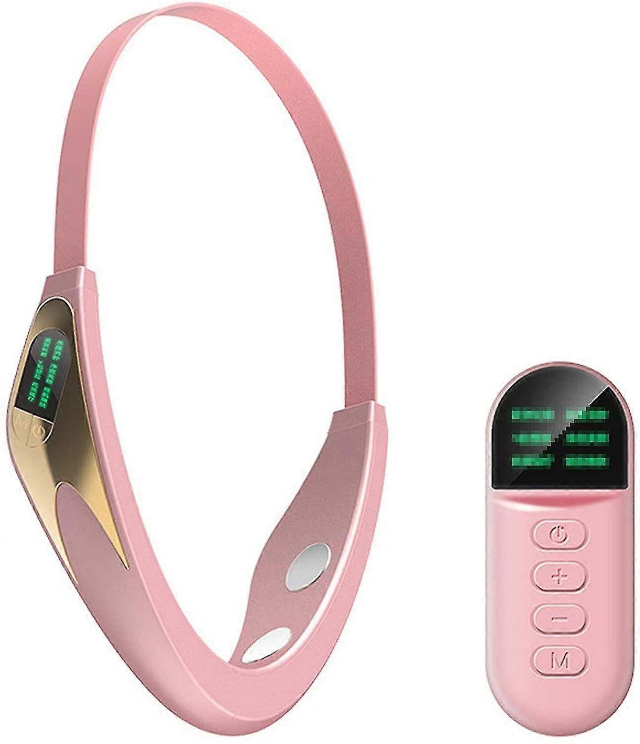 Electric V-Face Device, 6 Modes / 10 Speeds,Pink