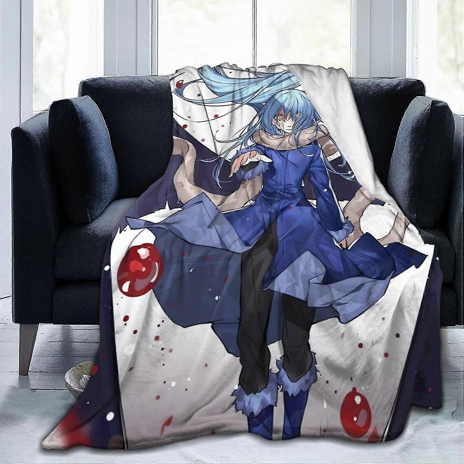 أنيمي في ذلك الوقت تجسدت كبطانية وحل أريكة دافئة بطانية رمي ناعمة بطانية من الفانيلا سرير نهاري مكيفات هواءIDS12561