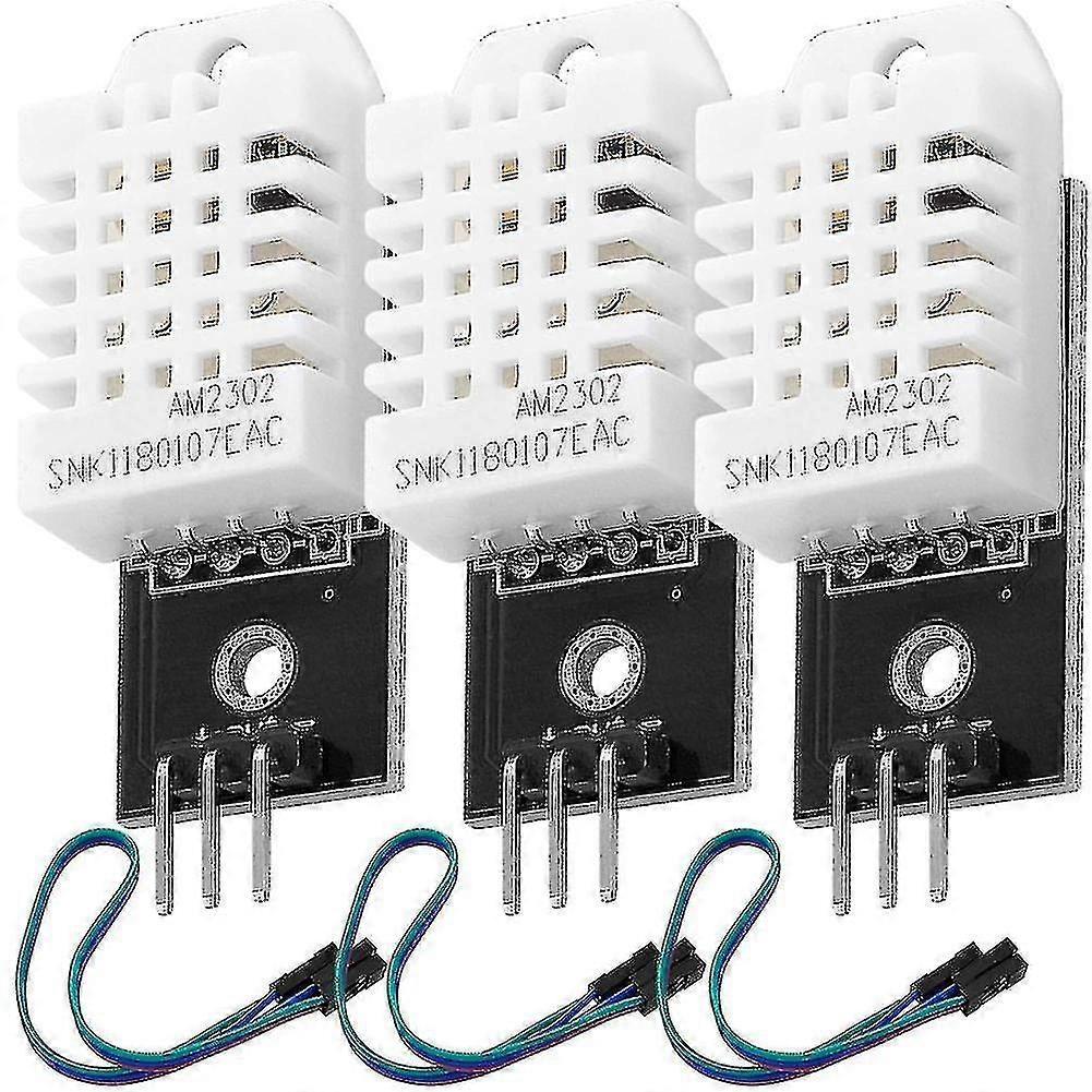 3pack For Dht22 For Temperature And Humidity Sensor Module With Cable For And Including Ebook