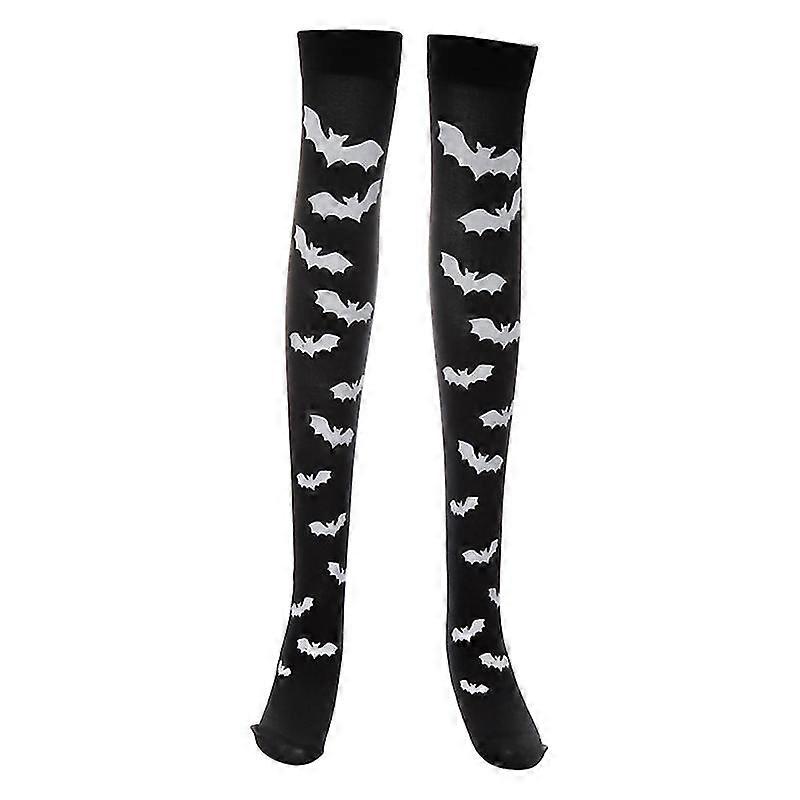 1pair Halloween Over Knee Socks-c