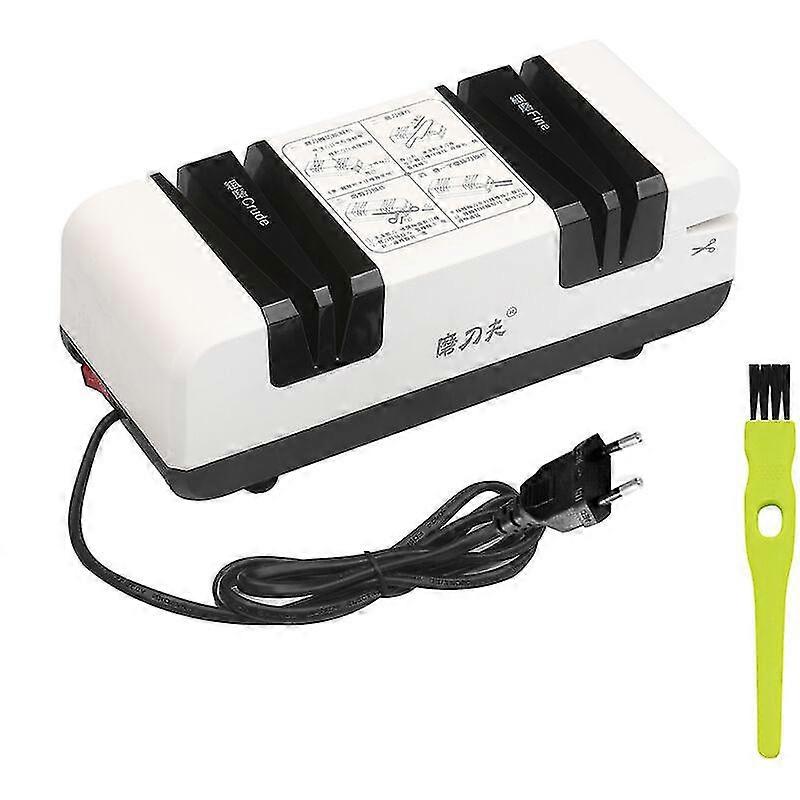 Elektrischer Messerschrfer Messerschrfer Schere Plug-In Automatischer Kchenmesserschrfer Wei Mit Europischem Standardadapter