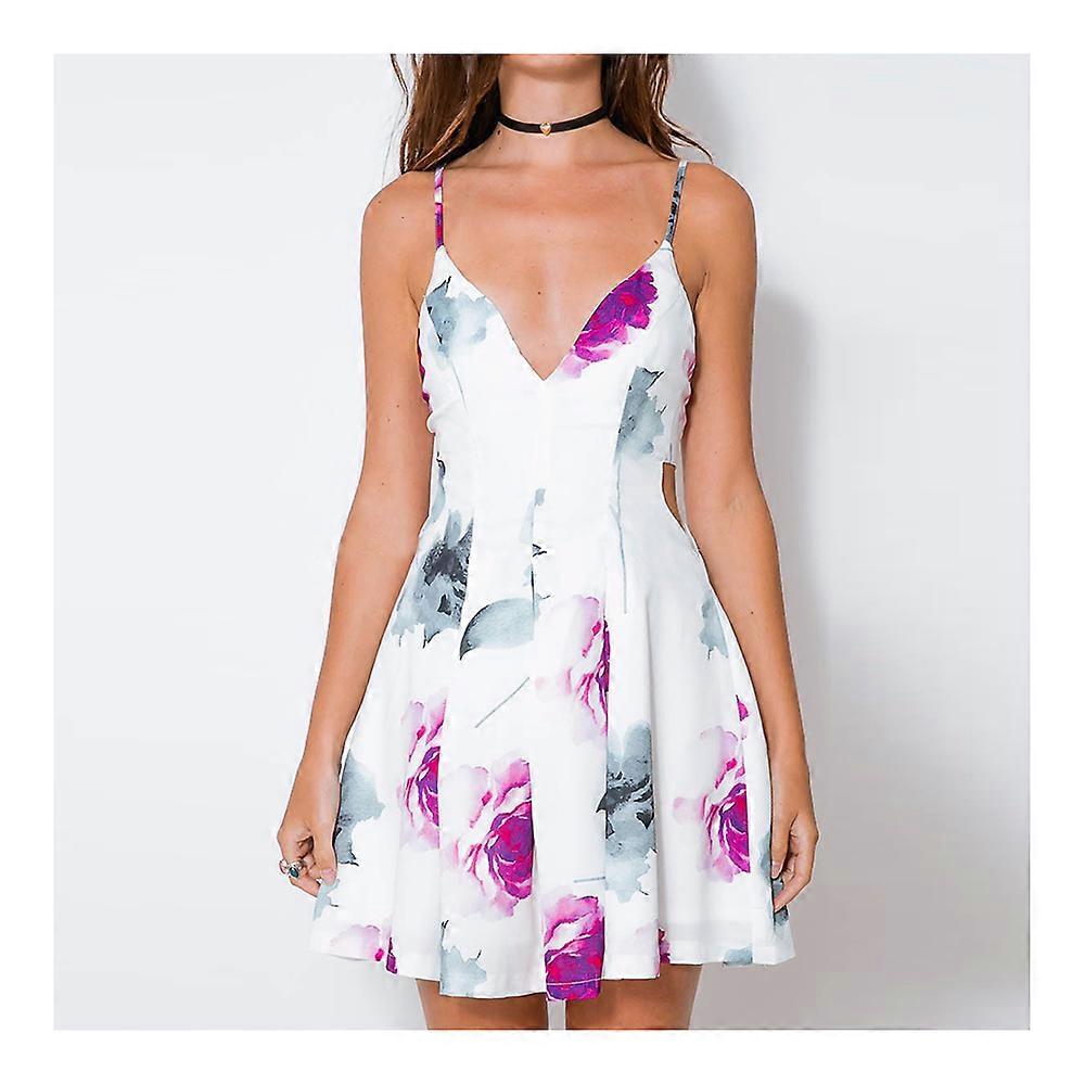 Sexy Suspender col V Impression Bakcless Robe