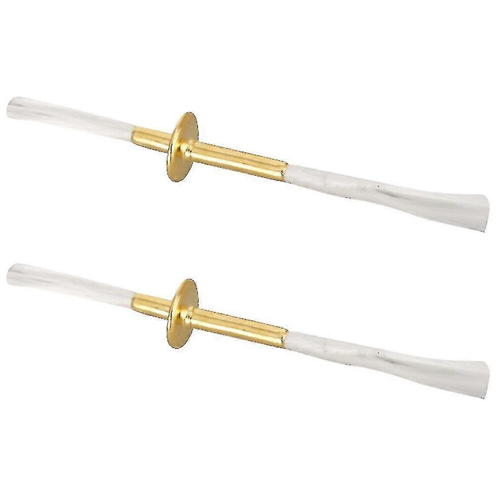 2pcs Oil Lamp Alloy Wick Tubes Kerosene Lamp Replacement Burner Wick Tubes