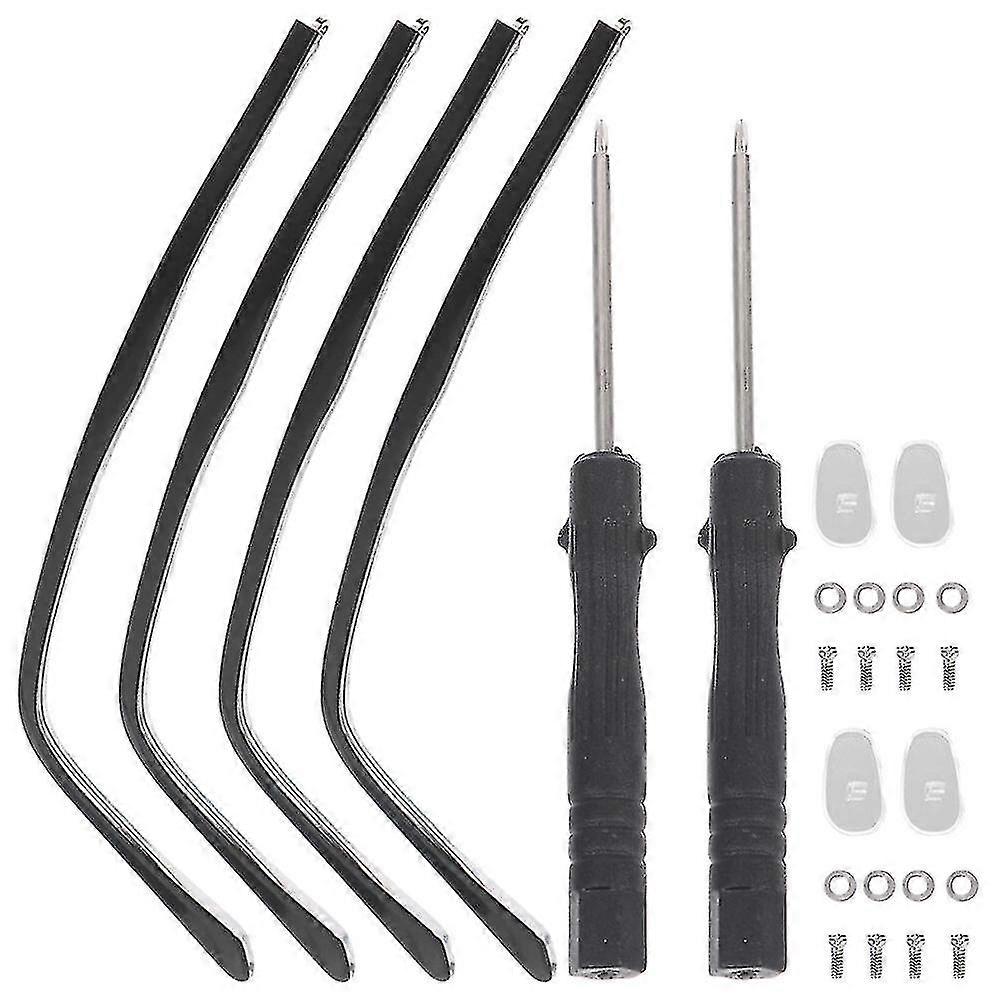 2 Sets Of Eyeglasses Arm Legs Replacement Metal Eyeglasses Temples Universal Glasses Arm Legs