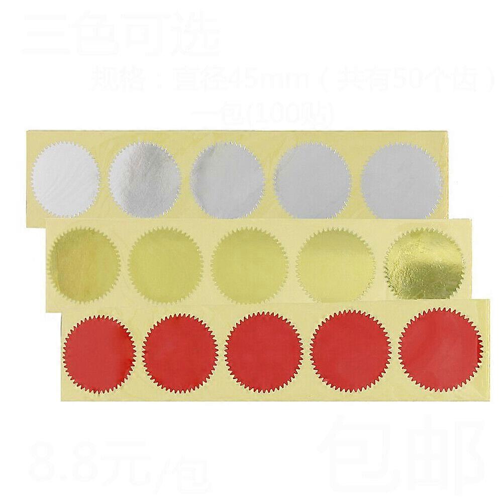 100PCS Embosser DIY Customize Envelope Embossing Stamp Seal Sticker