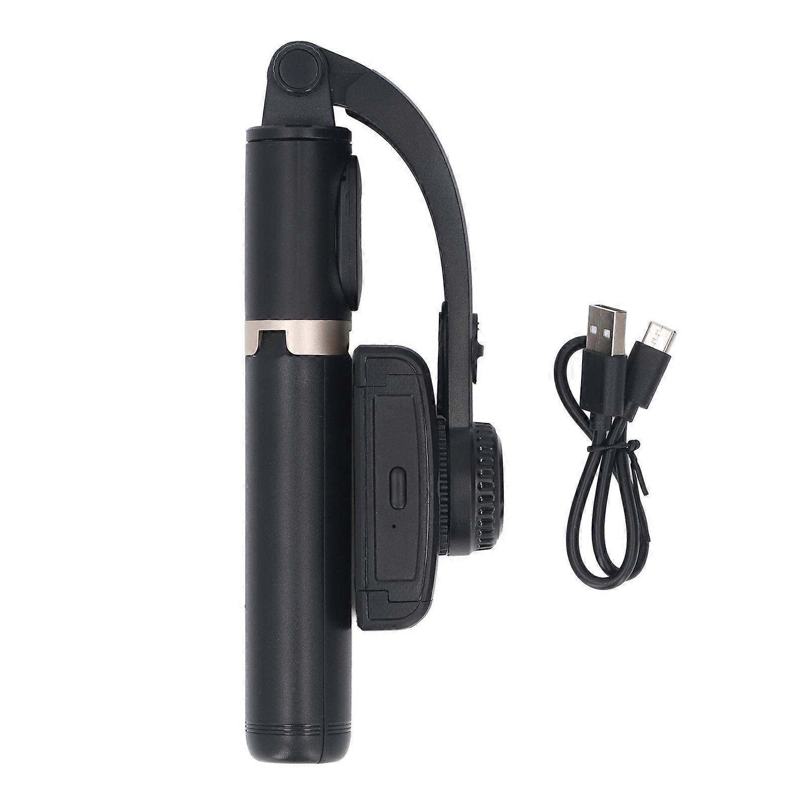 Smartphone Stabilizer Auto nce 360 Degree Rotation 1 Axis Extendable Selfie Stick Tripod with Wireless Remote for Tiktok Vlog