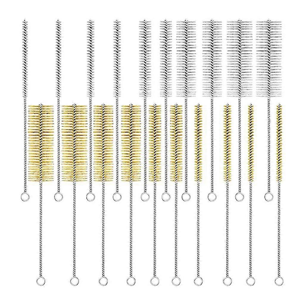 Drinking Straw Cleaner Brush Kit 5 Sizes 20-Piece 12" Pipe Cleaner Brushes