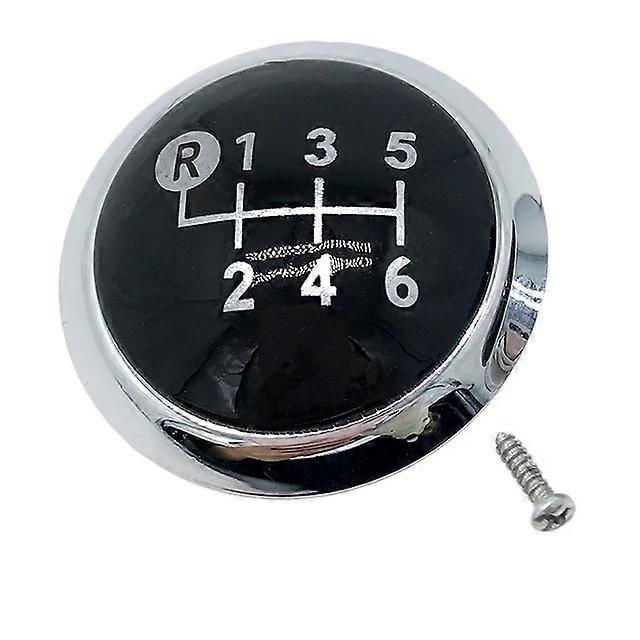5/6 Speed Car Gear Shift Knob Cap Cover Emblem Lever Stick Pen for Toyota Corolla 1.8MT 2007-2013 / AVENSIS YARIS D4D